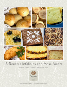 E-Book / 13 RECETAS INFALIBLES CON MASA MADRE